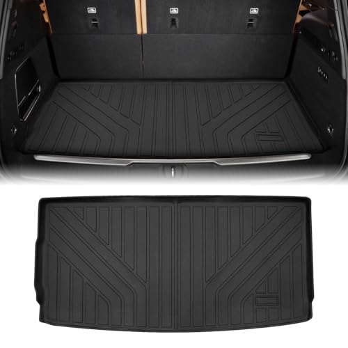 Cartist Cargo Mat for Jeep Wagoneer 2022 2023 2024 2025 2026 Trunk Mat Behind The 3rd Row TPE All Weather Cargo Liner for Wagoneer Accessories Anti-Slip - size: 6)Jeep Wagoneer【2022-2025】