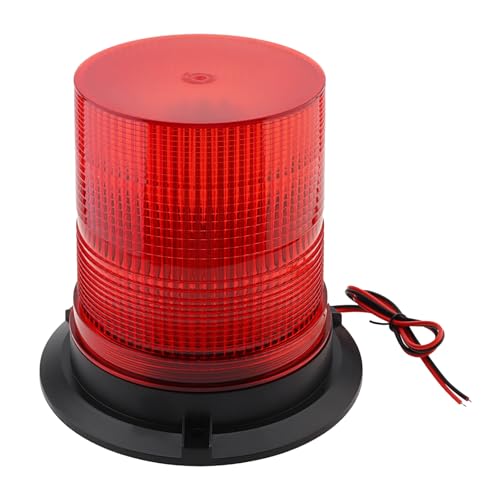 Red Led Strobe Lights, 12-48V Warning Emergency Flashing Beacon Lights, 3 Modes Waterproof Flashing Safety Warning Lights for Trucks, Cars, Bus, Tractor, Mower, ATV, Golf Carts, UTV - color: Red