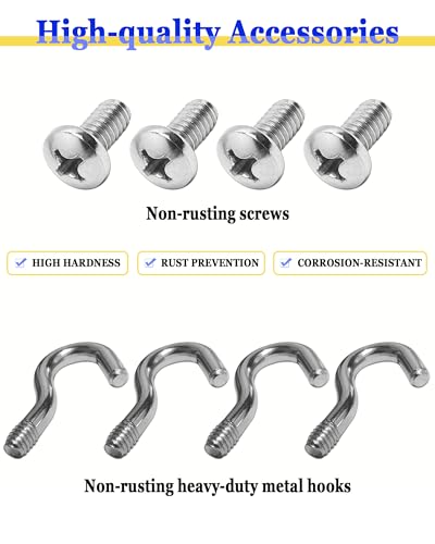 BGGTMO Magnetic License Plate Holder, 4 Pack Strong Neodymium Magnet Mount with Rubber Coating, with Black Aluminum Frame Screws for Metal Car Bumper, for Dealer No Drill Temporary Plate