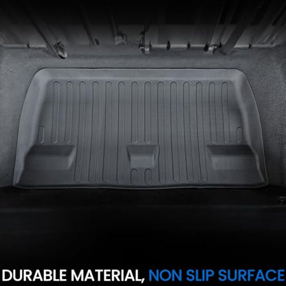 Cargo Lower Mat Backrest Mats for 2018-2026 Honda Odyssey, All Weather TPE Trunk Cargo Liner Mat Accessories(Backrest Mat for 3rd-Row & Lower Mat for Well Area)