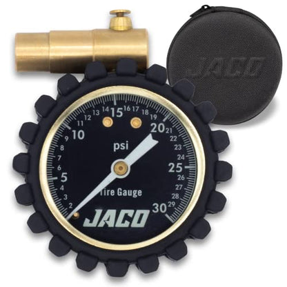 JACO FTX-30 Low Pressure Presta Tire Gauge for Bikes (Max 30 PSI) | Fatbike & MTB Series - style: 0-30 PSI