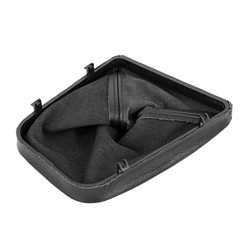 X AUTOHAUX Gear Shifter Knob Boot Dust Cover PU Leather for BMW 323i 1998-1999 for BMW 325i 330xi 2004-2005