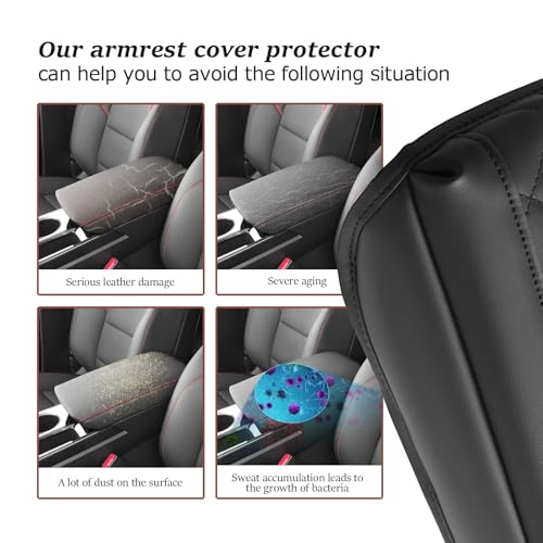 SKTU 2025 2026 Chevy Equinox Accessories Center Console Cover for 2025 2026 Chevrolet Equinox (LT/ACTIV/RS) Armrest Cover 2025 2026 Equinox Armrest Pad 2025 2026 Chevy Equinox Center Console Cushion - color: for 2025 2026 Equinox