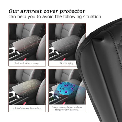 SKTU 2025 2026 Chevy Equinox Accessories Center Console Cover for 2025 2026 Chevrolet Equinox (LT/ACTIV/RS) Armrest Cover 2025 2026 Equinox Armrest Pad 2025 2026 Chevy Equinox Center Console Cushion - color: for 2025 2026 Equinox