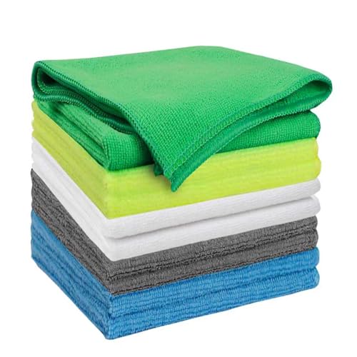 Microfiber Cleaning Cloths 15"x15" – 270GSM Plush Lint-Free Towels for Cars & Auto Detailing, Super Absorbent Car Wash Cloths for Drying, Polishing, Glass & Household(10 Pack) - size: 10 Pack