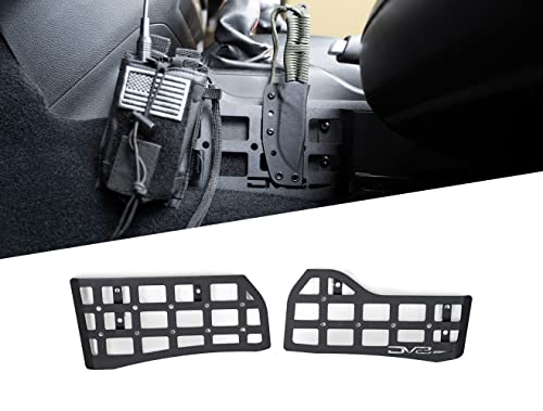 Center Console Molle Panels for 2018-2026 Jeep Wrangler & 2020-2026 Jeep Gladiator | Mount for Pouches, Med-Kits, Tools, Holsters & Other Accessories | Automatic & Manual Transmissions | DV8 Offroad