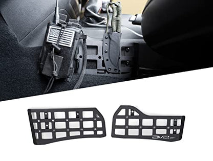 Center Console Molle Panels for 2018-2026 Jeep Wrangler & 2020-2026 Jeep Gladiator | Mount for Pouches, Med-Kits, Tools, Holsters & Other Accessories | Automatic & Manual Transmissions | DV8 Offroad