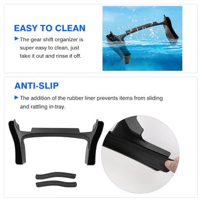 Autorder Gear Shift Organizer for 2010-2024 Toyota 4Runner Accessories Center Console Organizer Gear Shift Organizer Insert Tray - size: 2010-2024 Toyota 4Runner