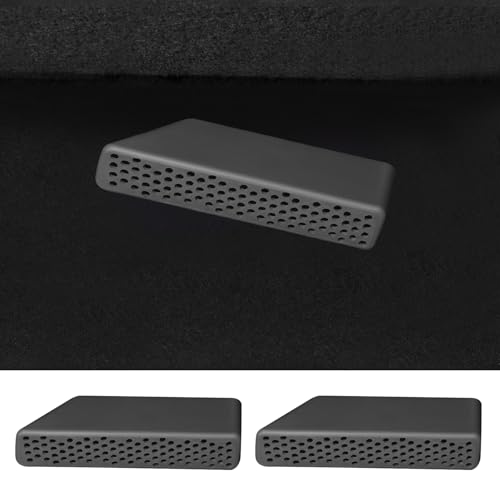Temmis Car Under Seat Air Outlet Silicone Protection Cover for Toyota Camry 2018-2025, Auto Interior Accessories Vent Protector Cap Set Accessory-Black - color: Black for Under Seat Air Outlet Cover
