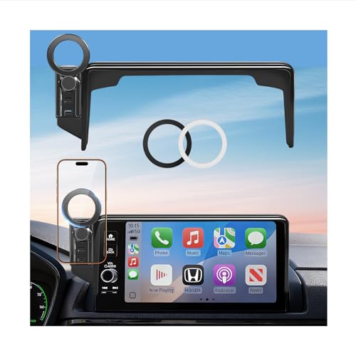 Car Phone Holder for Honda CRV & HRV 2026 2025 2024 2023 (Only for 7/9-Inch Screen) 360° Rotation Magnetic Cell Phone Mount, Compatible with Magsafe, Does Not Affect Air Vent - style: Fit for 2023-2026 HRV/CRV, 7/9-Inch