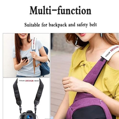 Custom Car Seat Belt Cover Universal Fit Personalized Car Seat Belt Cover Pad with Your Photo Text Logo DIY Shoulder Strap 2 Piece Sedan SUV Truck Van Interior Accessories - color: Custom