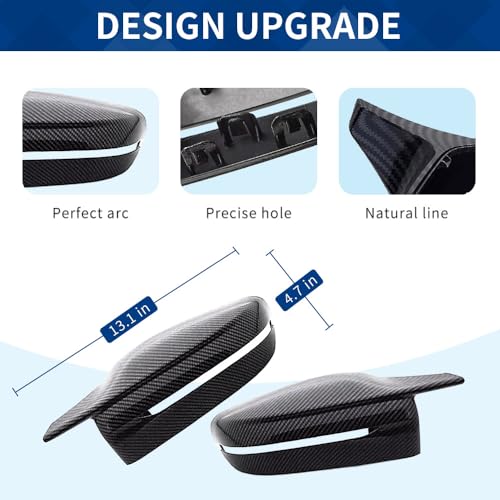 Side Mirror Cover Compatible with G20 G21 G30 G31 G32 GT G11 G12 G14 G15 G16 (Carbon Fiber Pattern, G20 G30 G32 G11) - color: Carbon Fiber Pattern, size: G20 G30 G32 G11