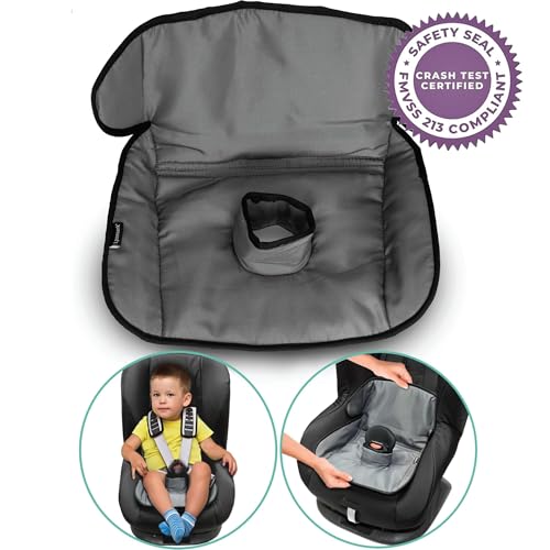 Lynmark® 2x Potty Training Car Seat Protector Cover - Waterproof Soft Piddle Pads for Toddlers and Baby Carseat - Travel-Friendly Universal Washable Liner Mat for Spills, Nappy Leaks, Accidents - Grey - size: 2 pack