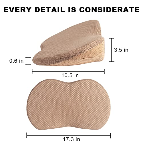 Car Seat Cushion, Memory Foam Seat Pad for Sciatica and Lower Back Pain Relief, Seat Cushion for Car Seat Driver (Beige) - color: Z-beige
