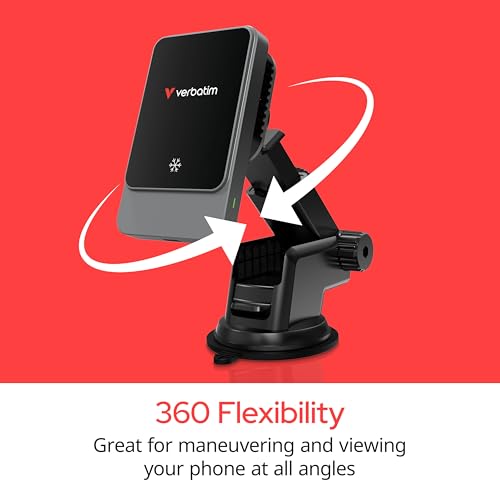Verbatim Charge 'n’ Drive Magnetic Wireless Car Charger - style: Magnetic Wireless