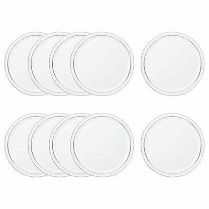 10 Pcs Round Anti-Slip Mat, 1.97" Diameter Phone Grip Pad Non-Slip Silicone Mat Anti-Skid Holder for Phone Keys Sunglasses Electronic Devices, Clear - color: Clear, size: 1.97"