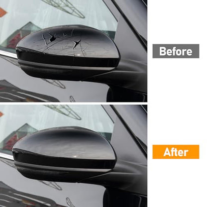 Moonlinks Compatible with Nissan Sentra 2020 2021 2022 2023 2024 Side Mirror Cover Replacement,Glossy Black Left Driver&Right Passenger Clip-on Mirror Cap for Sentra S/SR/SV/Sense/Advance/Exclusive - color: Black-Pair