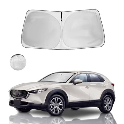 Windshield Sun Shade for 2026 2025-2019 Mazda CX-30 Custom Fit Window Sunshade Fit CX30 Windshield Cover Accessories, Front Window Shade Sun Visor Blocks UV Keep Car Cooler - size: S2. for Mazda Cx-30 2019-2026