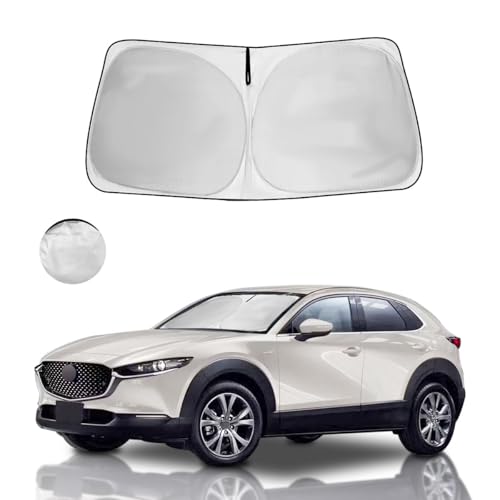 Windshield Sun Shade for 2026 2025-2019 Mazda CX-30 Custom Fit Window Sunshade Fit CX30 Windshield Cover Accessories, Front Window Shade Sun Visor Blocks UV Keep Car Cooler - size: S2. for Mazda Cx-30 2019-2026