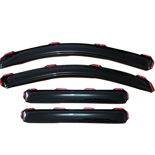 in-Channel Window Visors Rain Guards for Chevrolet Tahoe & GMC Yukon & Cadillac Escalade 2015-2020,Side Wind Deflectors Vent Guard Shade Sun Rain Snow Smoke 194531,Car Accessories 4-Pieces Set - size: 2015-2020 Tahoe/Yukon/Cadillac Escalade