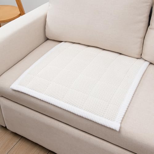 Pet Couch Covers,Couch Cover for Dogs Washable,Anti Slip Dog Sofa Covers Couch Protector Sofa Mat,Seat Cover,Dog Mat,Pet Pad for Furniture 1 Piece (White, 21''x21''/Square) - color: White, size: 21''x21''/Square