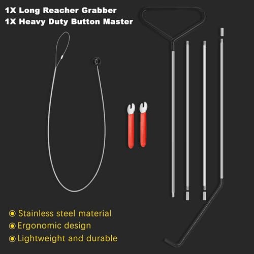 Long Reacher Grabber for Car Emergency Tool Heavy Duty Button Master