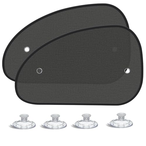 2026 New Upgrade Car Window Shades for Side Window 25"X15"(2 Pack),Car Window Shade for Baby Suction Cup,Sun Shade Side Window Can Blocks 99.98% UVR