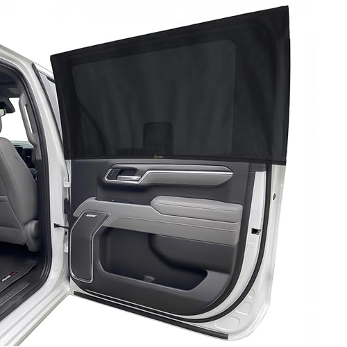 EcoNour Custom Fit Car Window Screens for Toyota 4Runner 2010–2025 | Rear Side Mesh Window Cover for Baby Privacy, Blackout & Camping Use | Breathable Car Sun Shade Accessories - size: Fit For Chevrolet Silverado GMC Sierra2019–2026