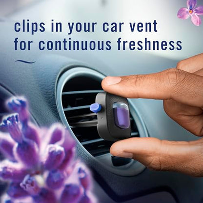 Febreze Car Vent Clip, Downy Calm Scent, 2 Count, 0.13 oz Total - size: 0.07 Fl Oz (Pack of 2)