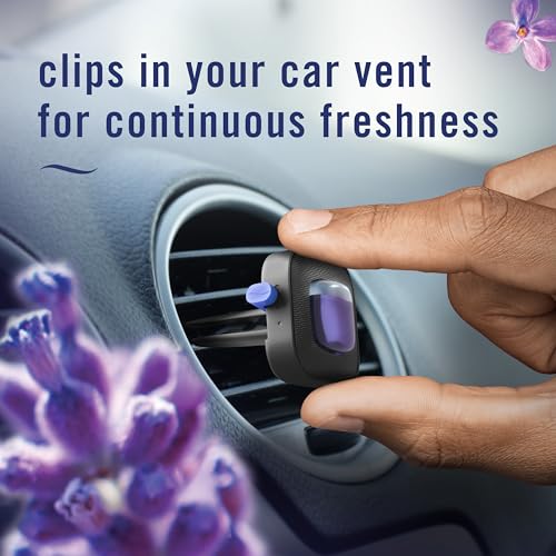 Febreze Car Vent Clip, Downy Calm Scent, 0.13 oz Total, (Pack of 4) - size: 0.07 Fl Oz (Pack of 4)