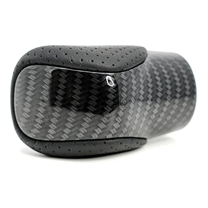 Gear Shift Knob Shifter for Lexus ES GS GX is NX RC RX 200t 300 350 3450h 450hL 350L (Punched Black Leather/Carbon Pattern) - color: Punched Black Leather / Carbon Pattern