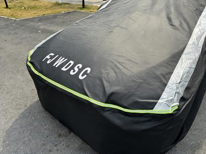 Full Enclosed Car Cover Universal Fit Wrangler 2 Door 1987-2025 YJ/TJ/JK/JL,Kia Soul,Honda fit,Chevy Trax,Encore,Kona/Veloster,HR-V 2015-2022 Fit Small SUV/Hatchback/Jeep Length up to 171 in - size: 6.For Small SUV/Jeep/Hatchback Length Up to 171 in