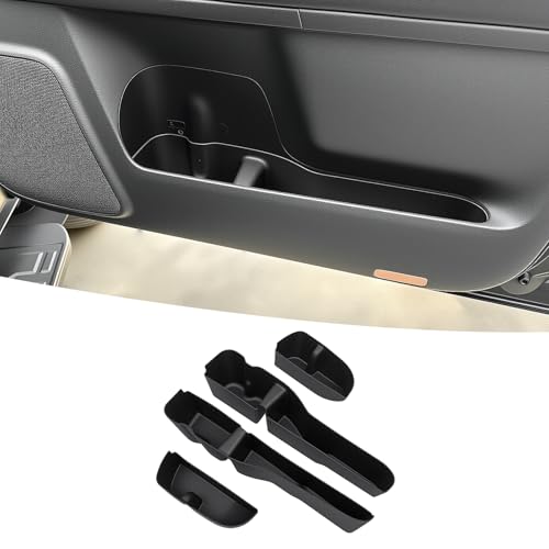 Lower Door Storage Cup Holder Fits for 2010-2024 Toyota 4Runner Door Insert Pocket Compatible with 4Runner Interior Accessories Door Side Organizer Storage Tray 4PCS - size: 10-24 Lower Door