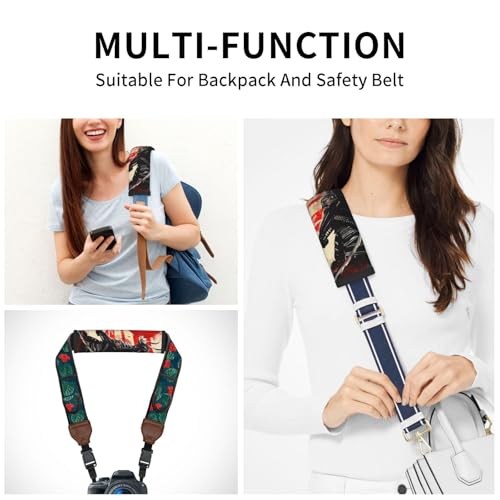 Seat Belt Cover Pads Japanese Flag Samurai Car Seat Belt Covers for Women Men Adults Kids Soft Comfortable Auto Seatbelt Cushion Shoulder Strap Pad Handle Wraps, 1 Pair - color: Japanese Flag Samurai
