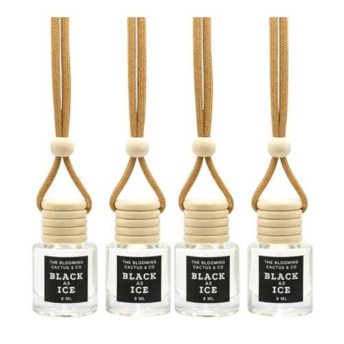 4 Pack Air fresheners | Long lasting car air fresheners, Hand-made in USA | Small room diffuser | Small Business Woman Owned. (8 ml Black Ice (Type) set of 4) - style: 8 ml Black Ice (Type) set of 4