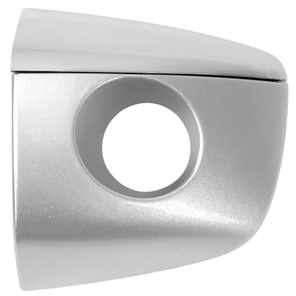 Door Handle Cap for Audi Q5 and A4L 2013 2014 2015 2016, Front Left Chrome Exterior Door Handle Key Hole Cover Lock Cap Replaces 8R0837899 (Platinum)