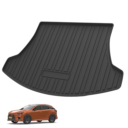 Elsetyler Custom Fit for Cargo Liner Lexus RZ 2023-2026 - Black TPE All Weather Heavy Duty Waterproof Rear Cargo Tray Trunk Floor Mat Protector - color: Lexus RZ 2023-2026
