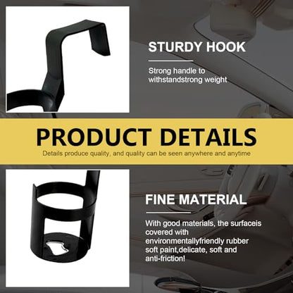 2 PCS Car Cup Holder, Portable Auto Drink Holder Expander, Anti-slip Vehicle Beverage & Cup Storage, Universal for Most Cars (Black #11) - color: Black #11
