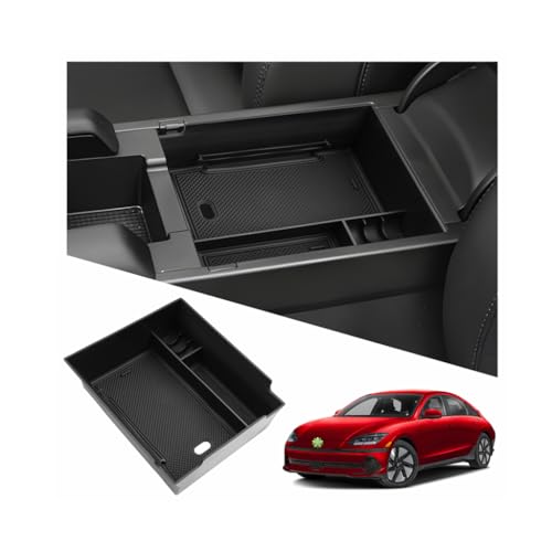 Ruiya 2025 2026 Ioniq 6 Center Console Organizer for Hyundai Ioniq 6 Accessories Armrest Console Glove Tray Compatible with 2023 2024 2025 2026 Hyundai Ioniq 6 SE/SEL/Limited - color: 2023+ Hyundai Ioniq 6