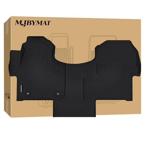 Floor Mats for 2019-2024 2025 2026 Mercedes-Benz Sprinter 2500/3500 Only Fit Cargo Van (Not Fit Crew & Passenger), TPE All Weather Protection Front Row Van Floor Liners Accessories,Black - size: for 2019-2026 Benz Sprinter Front Mat