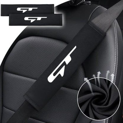 2PCS Seat Belt Covers Compatible with Kia K3 Forte Cerato 2021-2024 GT Car Accessories, Seatbelt Shoulder Strap Pads Safety Belt Cushions Protective Sleeves - color: Seat Covers-GT