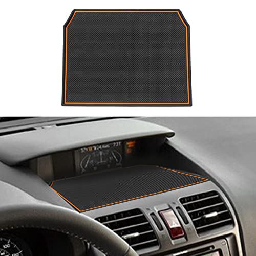 Dash Mat for Subaru Impreza XV 2012-2016 Crosstrek Accessories 2012-2017 Subaru Forester 2014-2018 Dashboard Cover Interior Non-Slip Dashboard Mat Pad Liner (Orange Trim) - color: Orange, size: 2012-2017