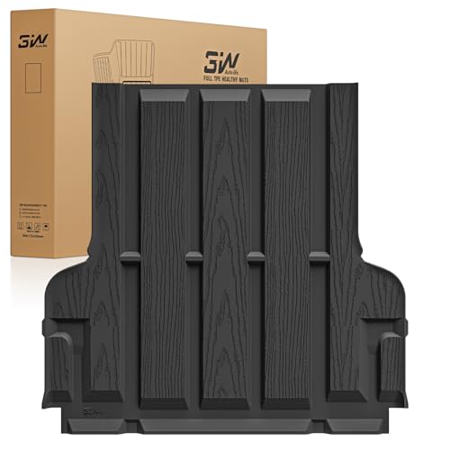 3W Bed Mat for Nissan Frontier 2026 2025-2022 Truck Bed Mat 5 FT/59.5inchs, All Weather TPE Custom Fit Bed Liner for Frontier Crew Cab Pickup (Not Fit 6 FT/73.3inches)，Black - size: 4.Frontier|22-26|Truck Bed Mat