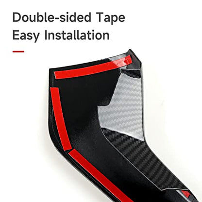 Car Side Gear Shift Cover Strip Decals for 2022 2023 2024 2025 Honda Civic 11th Gen Accessories ABS Carbon Fiber Interior Stickers - color: Gear Shift Side Cover