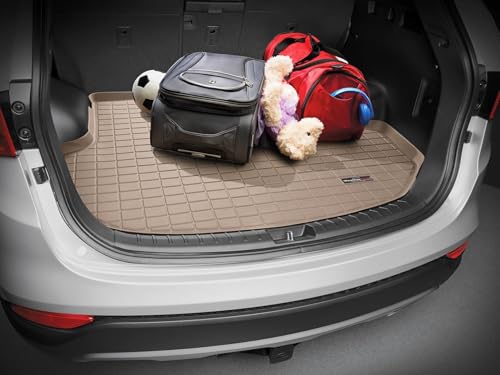 WeatherTech Cargo Trunk Liner with Bumper Protector for Mercedes GLS SUV, GLS-Class, AMG GLS 63 SUV - Behind 2nd Row w/Bumper Protector (411329SK), Tan - color: Tan