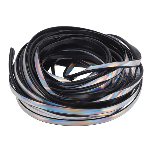 Universal Car Door Edge Guards, Exterior 32.81ft U-Shaped Door Scratch Protection Guard PVC Chrome Laser Silver Tone, 1 Pc - color: Chrome Laser Silver Tone, size: 32.81ft(10M)