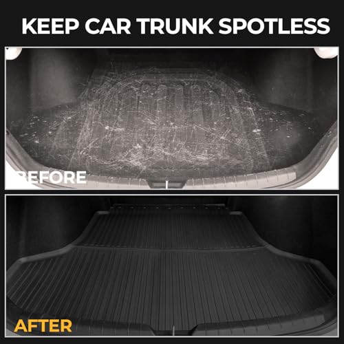 Floor Mats for Kia K5 2021-2026/Hyundai Sonata Gas 2020-2026, All Weather Floor Mats Trunk Cargo Liner Accessories, Full Coverage Set (Fit FWD Models) - size: For Kia K5 FWD | 2021-2026