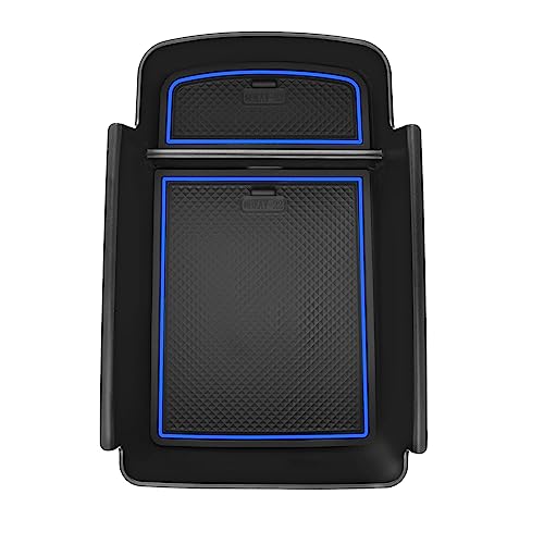 SKTU for 2024 2025 2026 Buick Envista Center Console Organizer 2024 2025 2026 Envista Console Tray 2024 2025 2026 Envista Accessories Armrest Box Envista Tray with Sunglasses Holder (Blue) - color: 2024-2026 Envista Blue