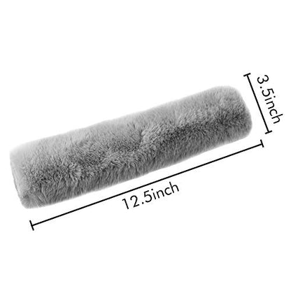 GAMPRO Car Seat Belt Pad Cover, 2-Pack Soft Car Safety Seat Belt Strap Shoulder Pad for Adults and Children, Suitable for Car Seat Belt, Backpack, Shoulder Bag - color: gray
