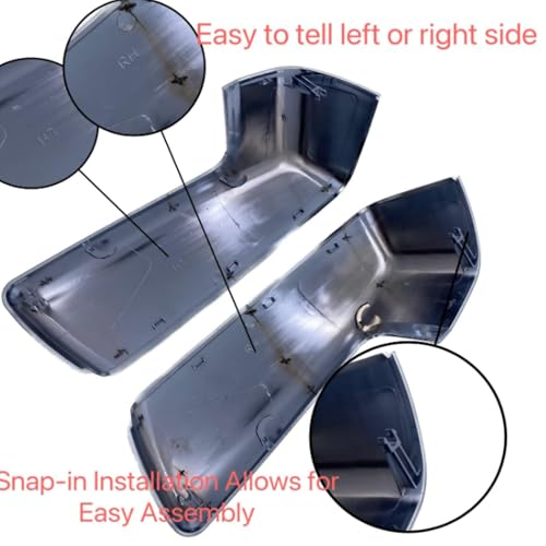 Mirror Cover Caps Compatible with GMC 2019-2025 Chevy Silverado 1500 and GMC Sierra 1500 Accessories (Chrome) - color: Chrome